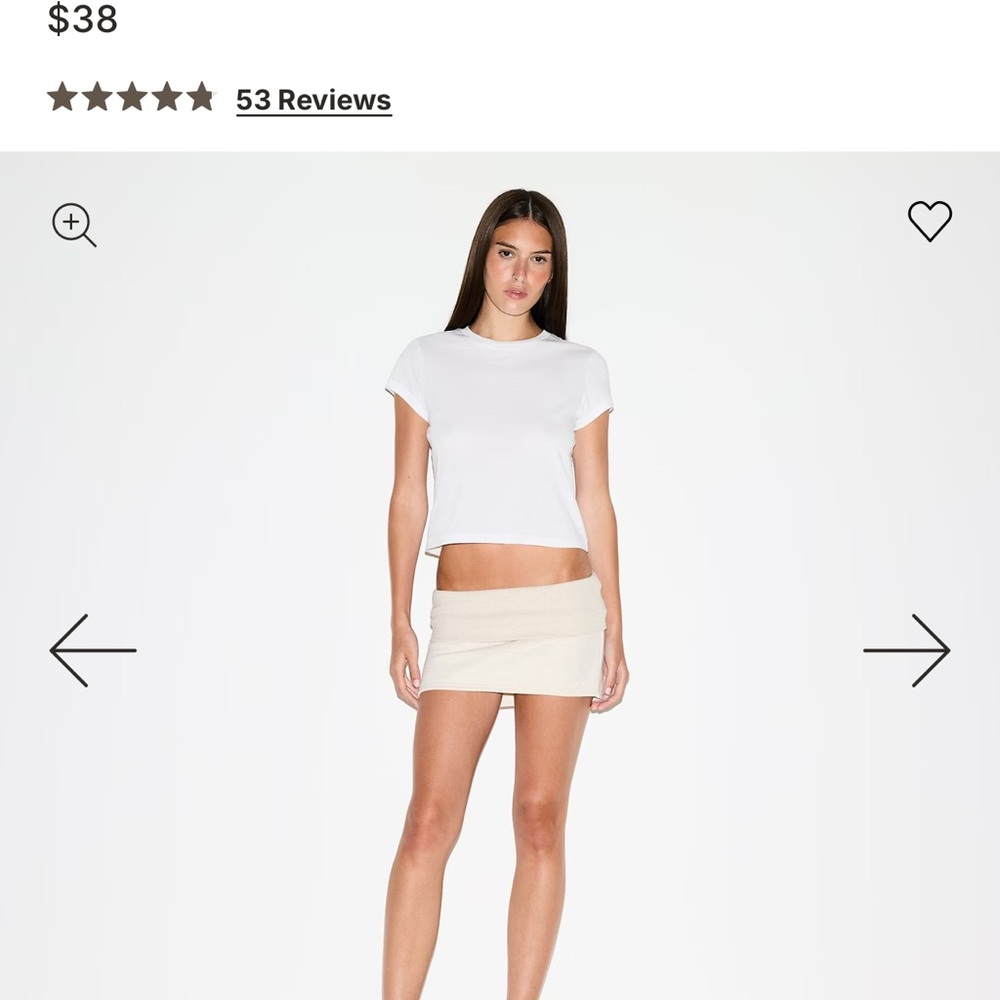 SKIMS Relaxed Shrunken T